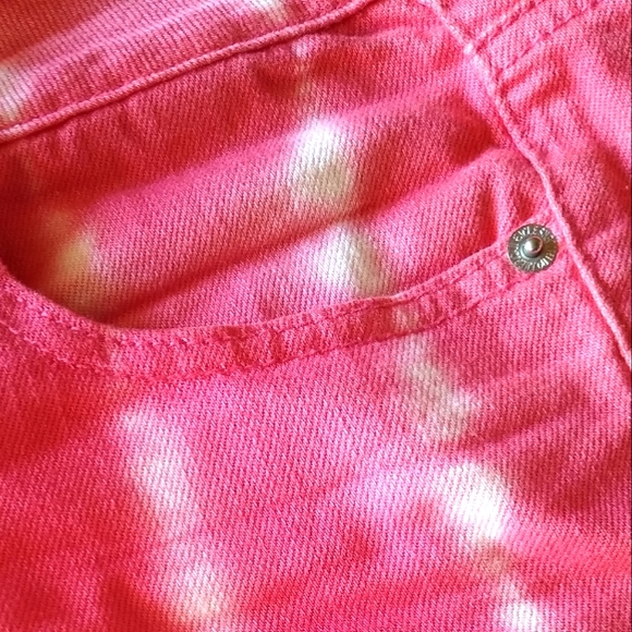 Tie dyed denim shorts - Picture 3 of 3